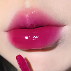 Brillant à lèvres miroir d'eau, glaçure antiadhésive, rouge à lèvres hydratant longue durée, teinte coréenne, maquillage, cosmétiques pour femmes