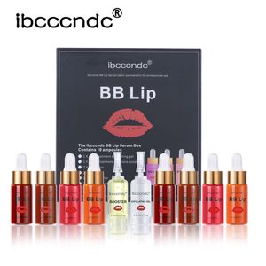 Lips Plumper Serum Lip Gloss Set Lipstick Semi-permanent Makeup Ampoule Serum Essential Beauty Salon Exfoliating Moisturing