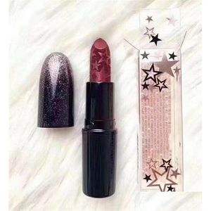 Lápiz labial Marca M Protagonizada por usted 2 colores mate Gold Star Walk If Flame Drop Entrega Salud Belleza Maquillaje Labios Dhqp7