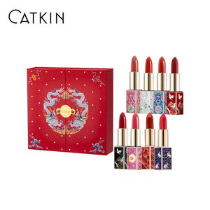 Lápiz labial CATKIN Eternal Love Rouge Lápiz labial 3,6 g 10 colores Albaricoque Orang Boda Rojo Melocotón magnífico Textura suave y suave Protege la piel de los labios 230925