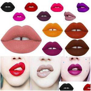 Rouge à lèvres en gros-20 couleurs Y hydratant Veet mat liquide rouge à lèvres maquillage brillant à lèvres cosmétique tache pour livraison directe santé beauté Dhwng