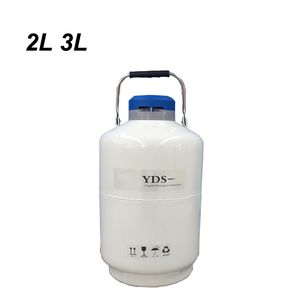Conteneur de réservoir d'azote liquide 2L/3L Type de stockage cryogénique contenant le réservoir d'azote liquide de la Machine