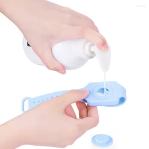 Distributeur de savon liquide créatif en Silicone, protection des poignets et des pieds, distributeurs de mains portables, déshydratants de Bracelet