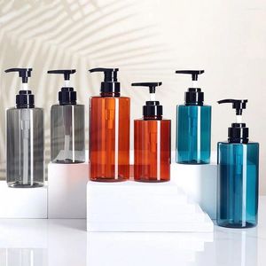 Dispensateur de savon liquide rechargeable ferme vide cylindre lotion contenant des bouteilles de shampooing adultes