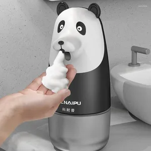 Dispensateur de savon liquide lavage de mousse intelligente hygiénique de salle de bain automatique Hands lisse Electric Electric Kid-Friendly Cartoon