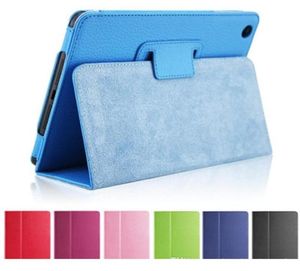 Couverture de folio pliant en cuir Litchi en cuir Litchi Flip pour iPad Air 2 Mini 2 3 4 iPad Pro 97 105 11 Cas2641502