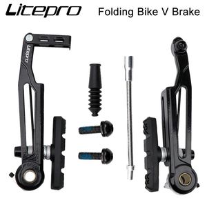 Litepro Bicycle V Baja de freno Brazo de bicicleta plegable Montaje directo BXM 110 mm Capacilamiento de calibración extendida Accesorios de ciclismo 231221