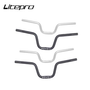 Litepro Lift 120 160mm en alliage d'aluminium guidon d'hirondelle en forme de U 25.4x580mm pour Brompton vélo pliant guidon de courbure