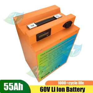 Batterie au Lithium 60V 55Ah vélo électrique batterie au Lithium-Ion ebike scooter moto batterie