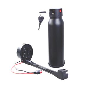 Batterie Li-ion de remplacement portable petite tasse 36V 10.5Ah 378Wh type de bouteille d'eau furtive pour vélo de ville vélo électrique