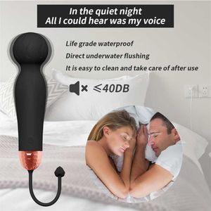 Little Massage Vibration AV Stick Produits amusants pour femmes Silent Strong Device Sex Tool 75% de réduction sur les ventes en ligne