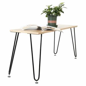 Meubles de salon Nouvelle table basse en métal Bureau Jambes en épingle à cheveux 16 Ensemble de 4 Barre de fer solide avec vis Livraison directe Maison Jardin Dhkki