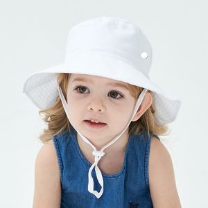 LL Sombrero de cubo para niños, sombreros de béisbol al aire libre, sombrero para el sol de verano, gorras de lona, moda de ocio para playa, sombrero para niños LL897