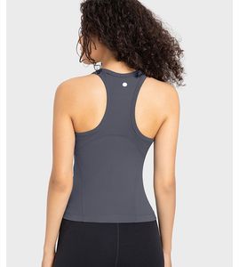 LL femmes Yoga Sport soutien-gorge haut court moulante réservoir pour Fitness soutiens-gorge fille haute élasticité Sport réservoir sous-vêtements en cours d'exécution gymnase DT343