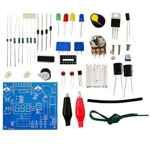 LM317 DC Regulator Board 220V à 1,25 V-12.5 V Kit de module d'alimentation réglable PCB Board Kits électroniques auto-assemblage