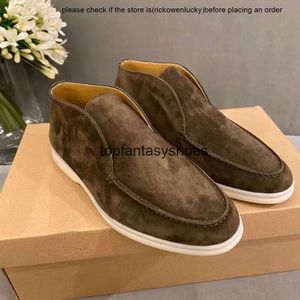 zapatos de mocasines de piano loro nubuck giele cuero de muñecas perfectas zapatos casuales loro caminando alto top de lujo caminando lanado diseñador de diseño slip-on shows botas 45 46