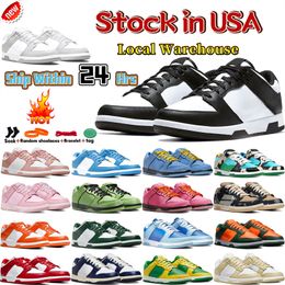 Almacén local zapatillas de bajo rumbo negro panda gris blanco rosa rosa susurro rosa unen azul verde syracuse diseñador para hombres zapatillas para hombres entrenadores deportivos al aire libre