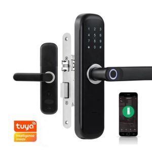 Verrouiller Smart Door Lock Digital Keyless Entry Door Lock avec touche d'accueil pour application Tuya pour l'hôtel pour l'appartement