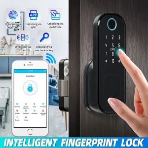 Lock Smart Fingerprint Lock Card Smart Code Digital Lock Lock App Security Mortise Bloque