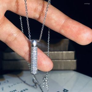 Médaillons 14K or blanc 2022 ovale femmes luxe collier pendentifs pour et hommes fête anniversaire cadeau bijoux fins