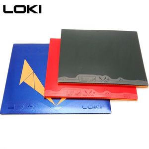 LOKI RXTON5 Alta elasticidad Sticky Table Tennis Goma Red Pips en goma de pingpong de esponja dura de alta densidad para ataque / bucle 220105