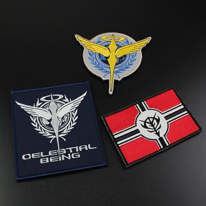 Londo Bell Anaheim School E.F.S.F.End War Memorial Zeon Flag Orphans Patch Gundam Military Tactical Badges pour vêtements sac à dos