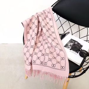 Bufandas largas de cachemira para mujer bufanda de lujo invierno sciarpa de moda unisex al aire libre echarpe luxe camping viaje cálido para hombre casual gris rosa negro bufandas de diseñador