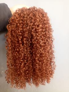 Long chinois fort vierge Remy cheveux bouclés trame humaine haut populaire Extensions de cheveux blond brun 30 # couleur 100g un paquet