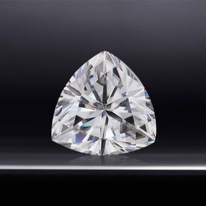 Diamantes sueltos Szjinao 100% D Color VVS1 Trillion Cut Loose con certificado Pass Diamond Tester para material de joyería que hace piedras 230728