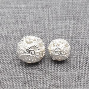 Pierres précieuses en vrac 4 pièces de perles rondes Dragon en argent sterling 925 pour bracelet collier 8mm 10mm