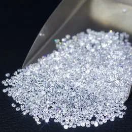 Diamants synthétiques en vrac Classique DEF Blanc VVS Rond Brillant Coupe Moissanite Pierre Moissanites En Gros Pour Les Accents De Bijoux