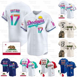 Los Ángeles 17 Shohei Ohtani Dodgers Jerseys Vin Scully Patch Ohtani City Connect Jersey Dodger OHtani Gold Béisbol Jersey Mujeres Mujeres Dama Juvenil Baby Baby