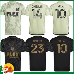 Los Angeles FC FC Bale Soccer Jerseys 2023 2024 Cifuentes Biuk Chiellini Vela D.Bouanga Acosta Opoku 22 23 24 Football Men Camiseta