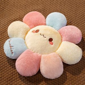 Encantadoras muñecas de peluche flor almohada de felpa cojín peluches juguete girasol muñeca cama cojín regalo niña