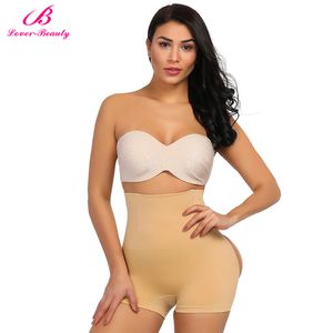 Lover Beauty para mujer Shapewear Calzoncillos sin costuras Levantador de glúteos Cintura alta Body Shaper Control Bragas Caderas Levantar ropa interior adelgazante Y200710