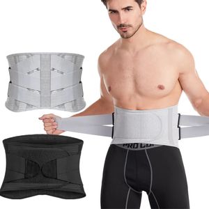 Basse du dos soulagement de la douleur à la courroie de la courroie lombaire réglable Scoliose Fitness Poids de poids Squatting de la ceinture de tirage dur muscle abdominal 240411