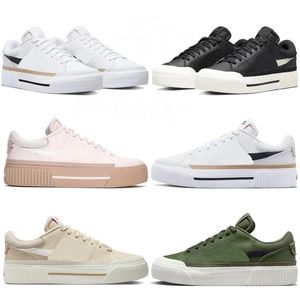 Low Back To School Court Legacy SLP WMNS Platform Lift Student Shoes Series Top Classic All Match Loisirs Sports Hommes Et Femmes Petites Chaussures Blanches Grande Taille 11 12
