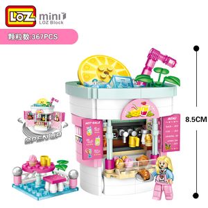 LOZ Building Block Model Developmental Toy, DIY Playground Park, Ferris Wheel, Merry-go-round, for Kid Birthday Party Christmas Girl Gift