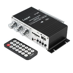 Freeshipping LP - A68 amplificateurs portables multifonctionnels pour motos domestiques FM SD USB MP3 USB carte stéréo audio amplificateur de puissance de voiture