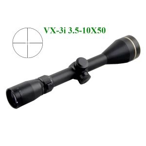 LP VX-3i 3,5-10X50 alcance de largo alcance Mil-dot Parallax Optics 1/4 MOA Rifle vista de caza ajuste de aumento de vista totalmente multicapa