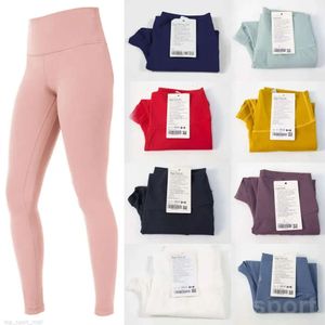 Lu Align Lu Pantalon moulant de yoga pour femme, legging de musculation, pantalon nu, jogging, pantalon de survêtement, élasticité sur toute la longueur, levage des fesses haut