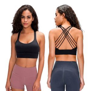 Lu Align Woman Top Vest Algin Soutien-gorge sexy recadré sensation nue soutien-gorge séchage rapide soutien léger vêtements de sport pour femmes vêtements de sport Lemon Lady Gry Sports Girls