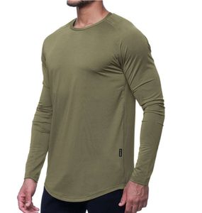 lu Traje de yoga para hombres Camiseta deportiva de manga larga Estilo deportivo para hombres Entrenamiento ajustado Ropa deportiva Ropa elástica de secado rápido El mismo modelo para celebridades de Internet 43