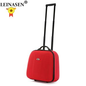 Bagages de 17 pouces pour femmes sac à bagages de cabine sur roues sac rouleaux sacs de chariot de chariot