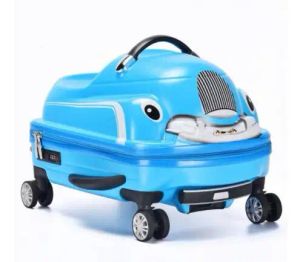 Bagages pour enfants chevauchant des enfants 3D Scooter Suitcase For Kids Troal Trolley Sac Spinner Suitcase Rolling Truck for Kids