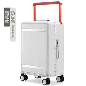 Bagages Nouveaux bagages de voyage Trolley Wide Pull Bar Bar SuitCasex Fashion Simple Buggage Wholesale Large 20/24 