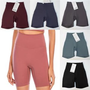 Lululemens Short de yoga taille haute fitness leggins Slim Fit Butt Lift Gym Running Quick Dry Respirant High Elastic Leggings Logo personnalisé 97HM #