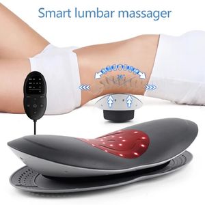 Masseur de colonne lombaire, Traction lombaire, multifonctionnel, gonflable, compresse chaude, Vibration, pression d'air, Massage de la taille, chaud