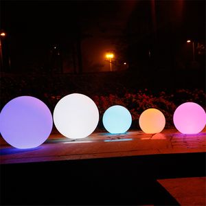 Boule lumineuse pelouse lampe gonflable piscine jouet lumière LED télécommande coloré extérieur paysage jardin lumière décor à la maison