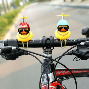 Casque de cri d'air lumineux / normal debout vent Broken Broken Small Yellow Duck Bike Motor Riding Lights ACCESSOIRES DE BICYLEM